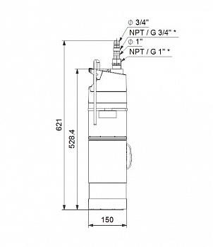 Колодезный насос Grundfos SBA 3-35 A