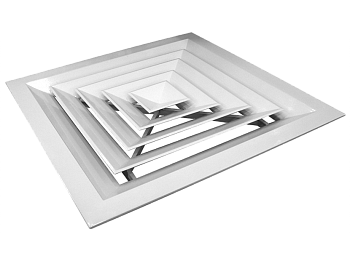 Алюминиевая потолочная решетка 4CA 600x600