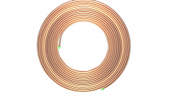 Труба медная 12,7x0,71x15000мм (1/2"х0,028") Refpipe Master SPL-12075-15RP