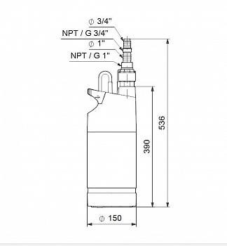 Колодезный насос Grundfos SB 3-35A