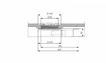  SFA Sanidouche Flat канализационная установка